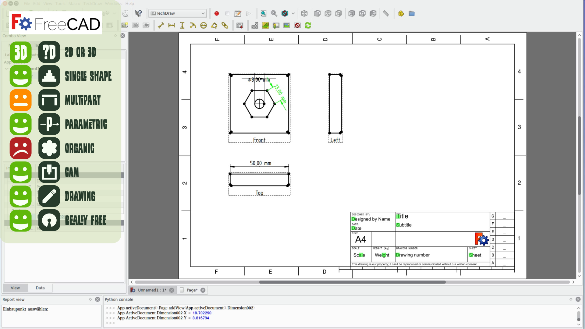 2d cad software free drafting