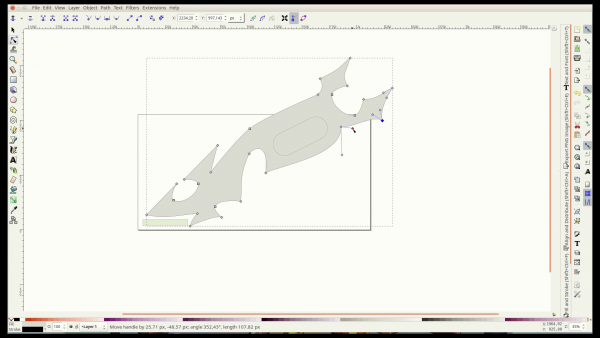 inkscape gcode tools set cutting depth