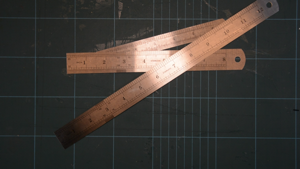 Set of 3 stainless steel rulers - Way of Wood